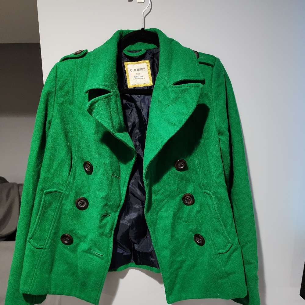 Old navy peacoat jacket.